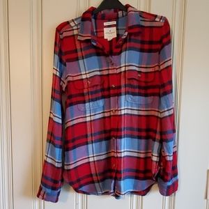 AE Ahh-Mazing soft plaid shirt